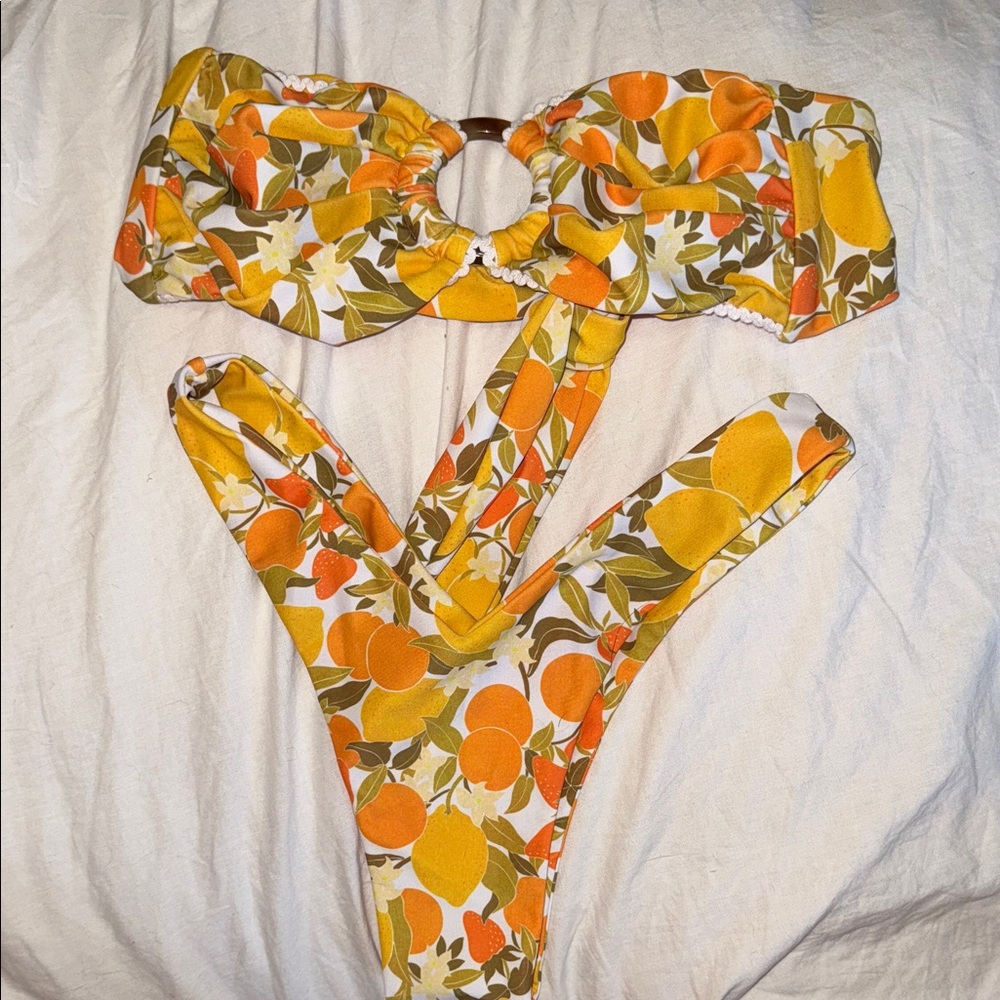 Kulani Kinis Orange and Yellow Bikini